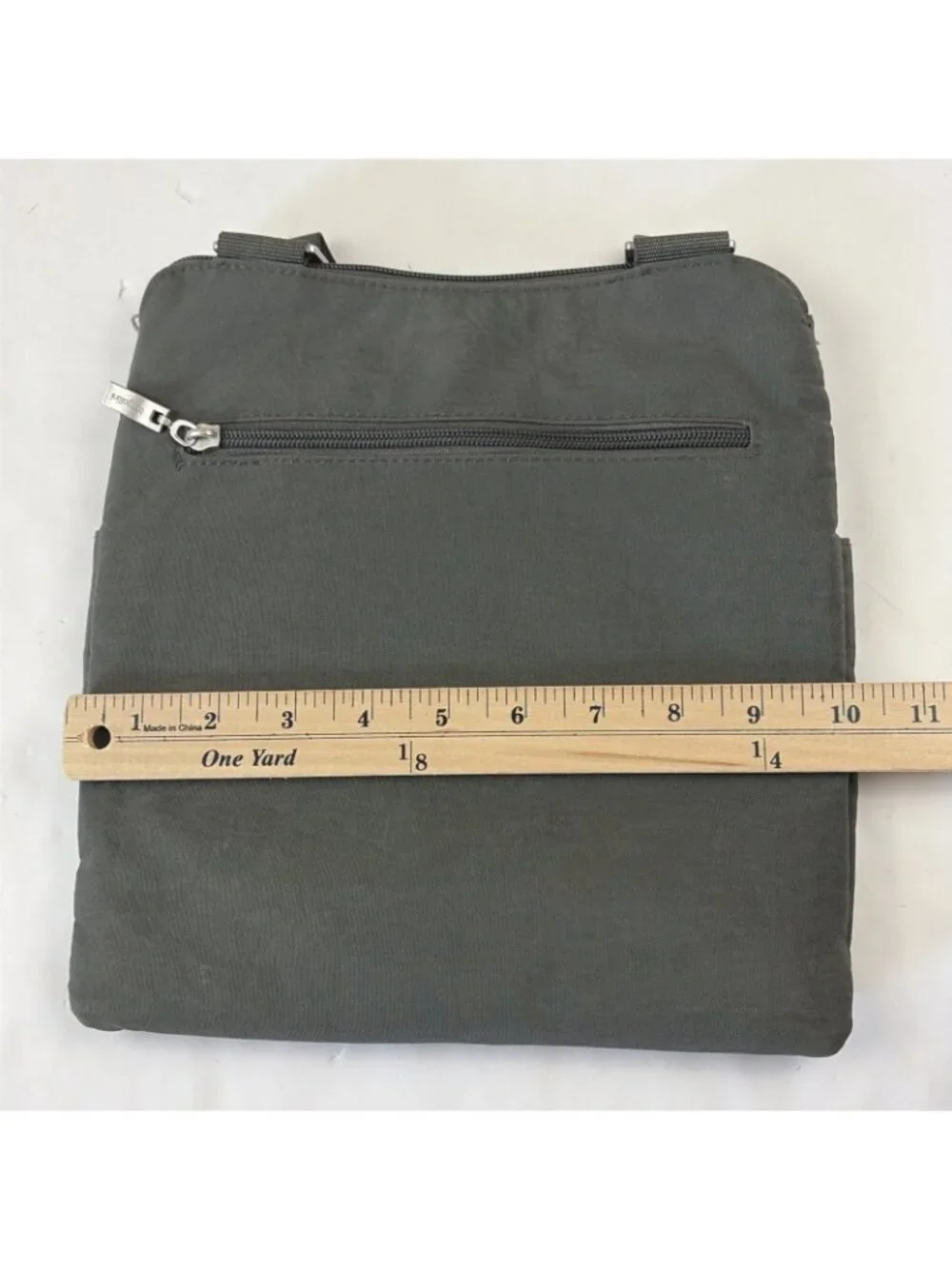 Baggallini Horizon Crossbody Lightweight Water-Resistant Travel Dark Gray Bag